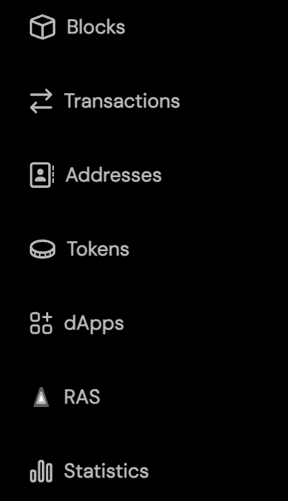 Explorer tab bar